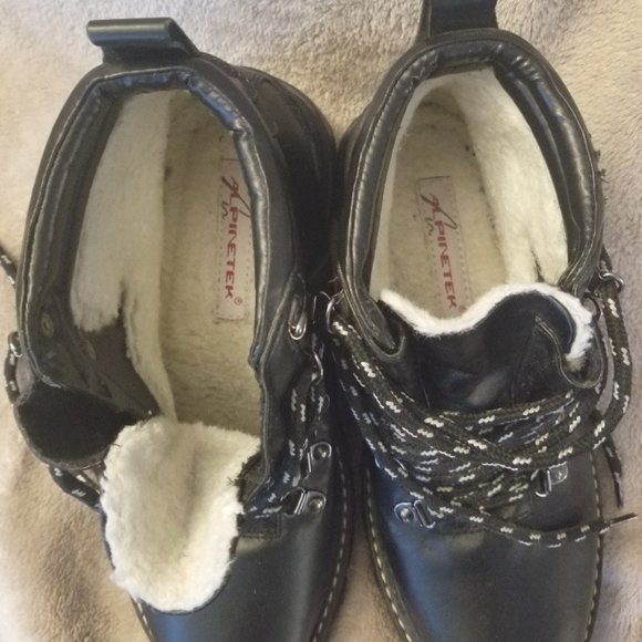 Black ALPINETEK padded Hi-cut casual rugged boots Size 8 - Picture 6 of 10